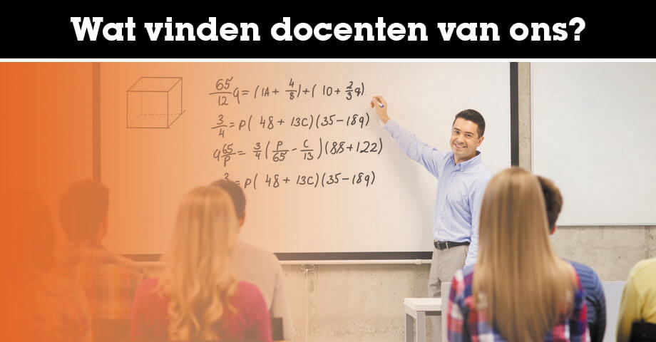 Wat vinden docenten van de leermiddelen van ExamenOverzicht?