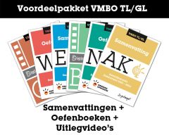 Voordeelpakket Samenvattingen + Oefenboeken + Uitlegvideo's (VMBO TL/GL)