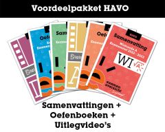 Voordeelpakket Samenvattingen + Oefenboeken + Uitlegvideo's (HAVO)