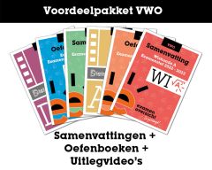 Voordeelpakket Samenvattingen + Oefenboeken + Uitlegvideo's (VWO)
