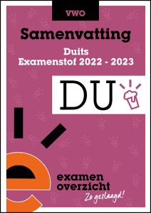 Samenvatting Duits (VWO)