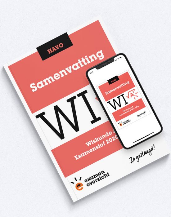 Samenvatting Havo Wiskunde A